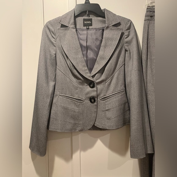 Two Piece XOXO Suit Jacket and Pants - Picture 2 of 13